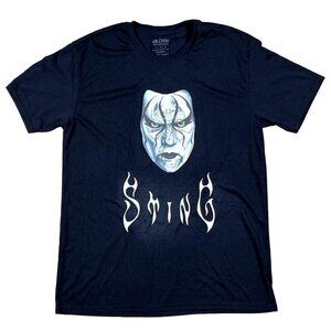 WWE Sting Black T-Shirt Size Large